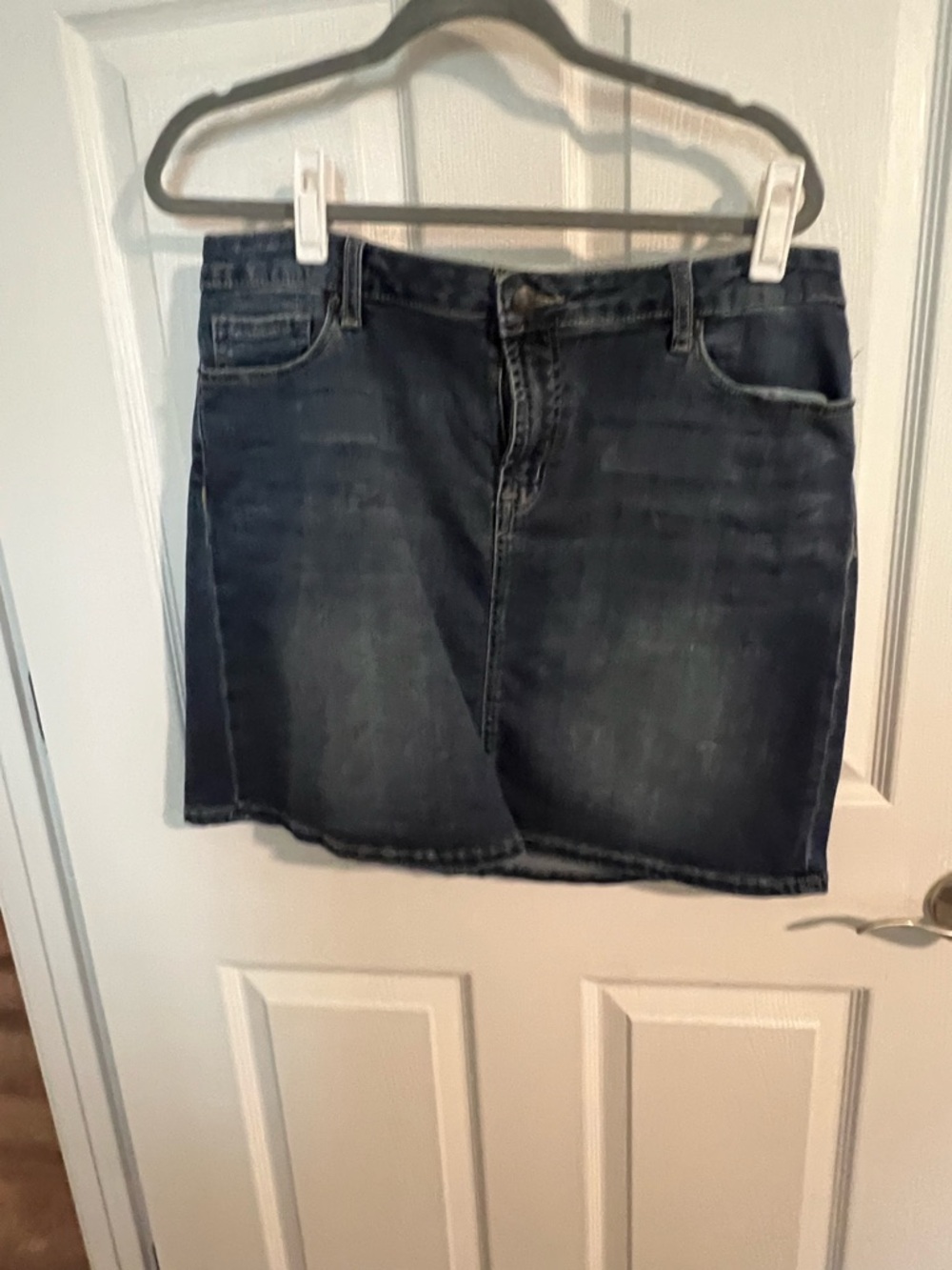 Vigoss Dark Blue Denim Mini Skirt